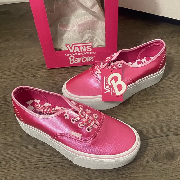 NIB Vans x Barbie Pink Sneakers - Picture 5 of 8